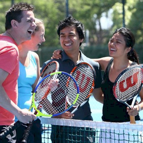 Group at the net